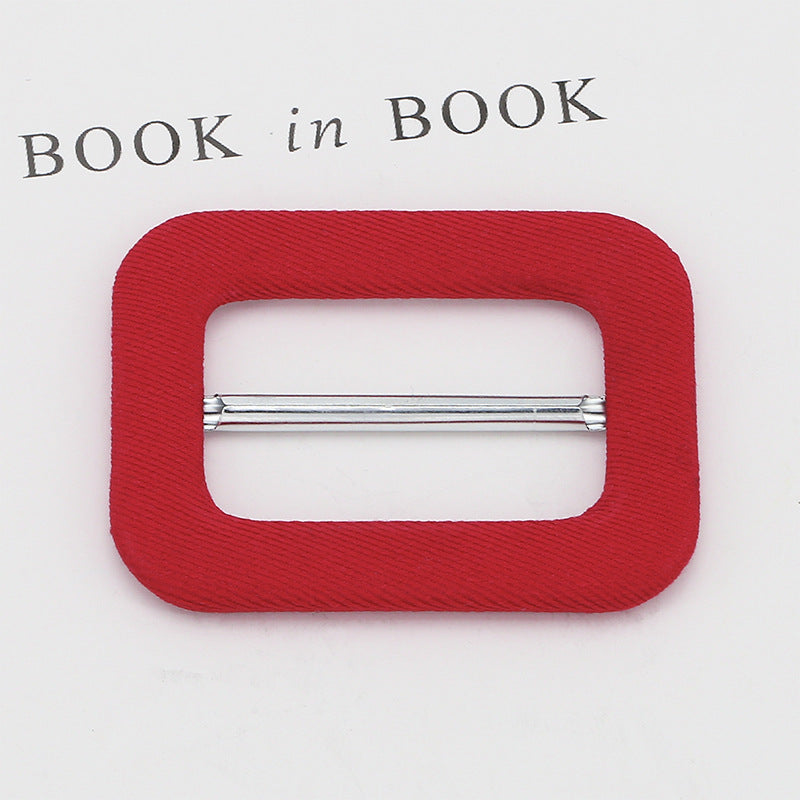 Fabric Covered Metal D-Ring Buckles,Belt Adjustment 8pcs - Lots of Buttons