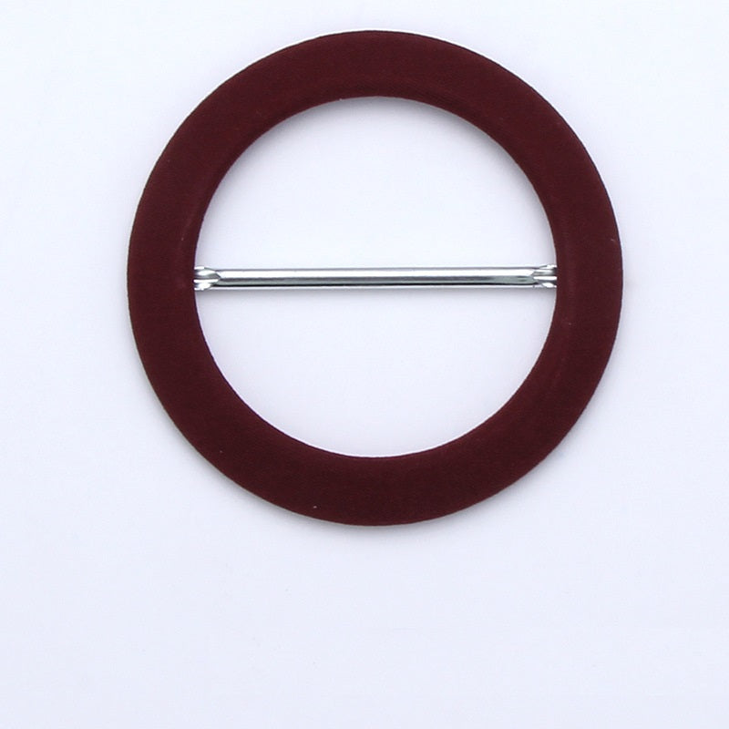 Round Fabric Covered Metal D-Ring Buckles Belt Adjustment 8pcs - Lots of Buttons