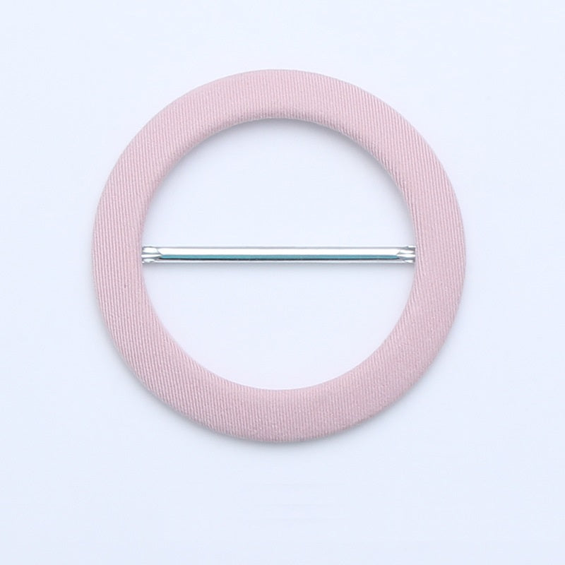 Round Fabric Covered Metal D-Ring Buckles Belt Adjustment 8pcs - Lots of Buttons