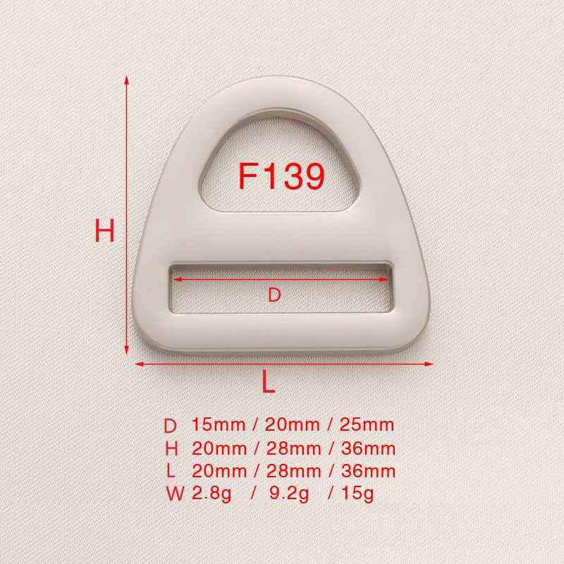 Metal D-Ring Buckles for Bag Strap Swimwear Double Loop 30 Pack