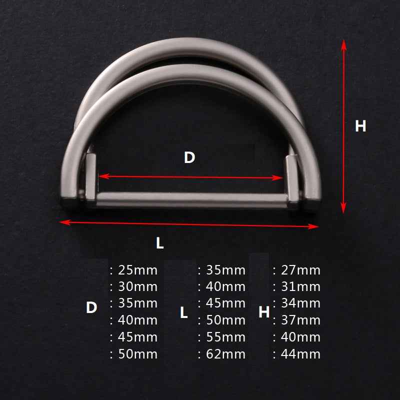 Metal Double D-Ring Buckles Adjustable Belt Fastener 20 Pack(4 Colors)