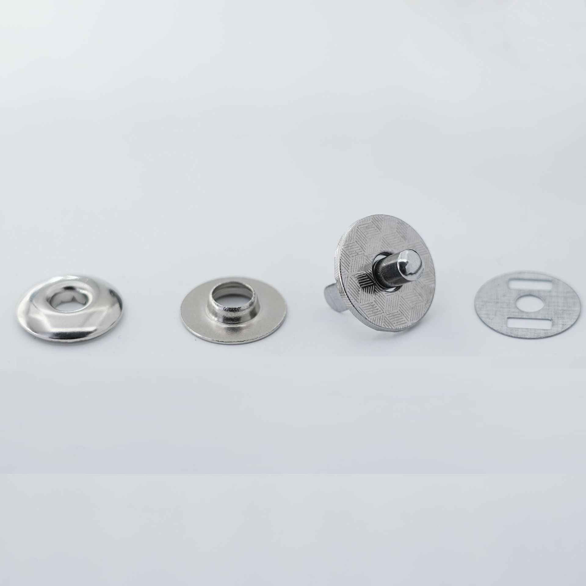17mm Heavy-Duty Magnetic Snaps Eyelet Closure for Bags Clothing 20pcs