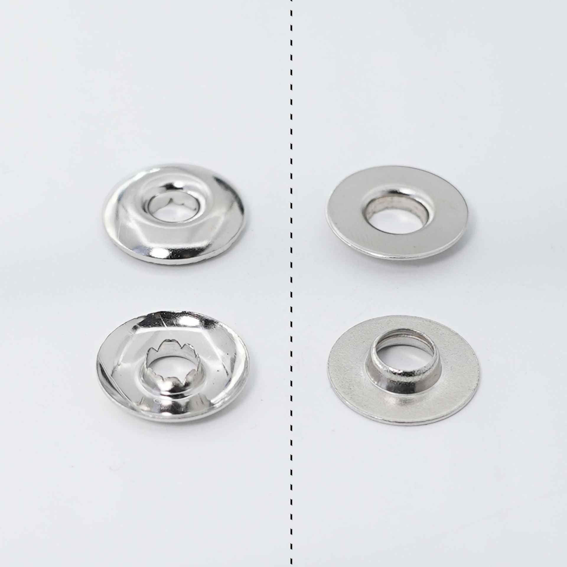 17mm Heavy-Duty Magnetic Snaps Eyelet Closure for Bags Clothing 20pcs