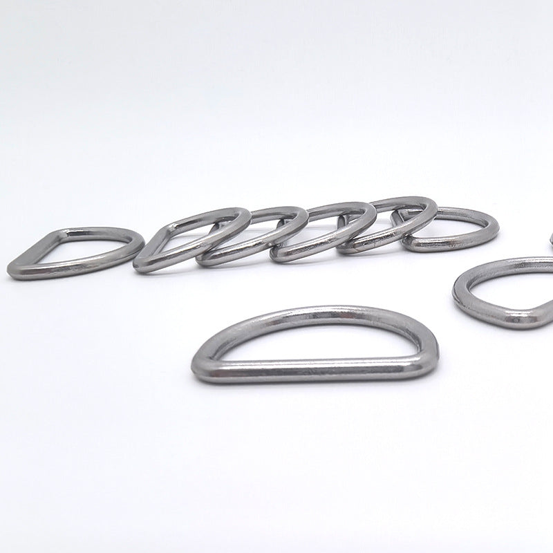 2.5CM Inner Diameter Seamless Zinc Alloy D-Ring Buckle 30pcs