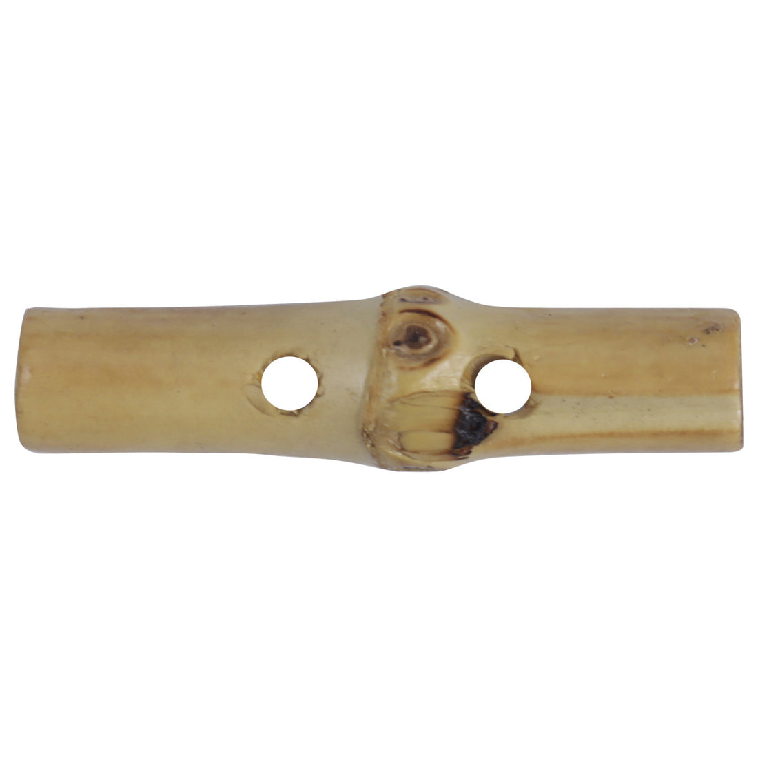 Original Ecology Irregular Bamboo Knot Toggle Buttons,10 Pack 