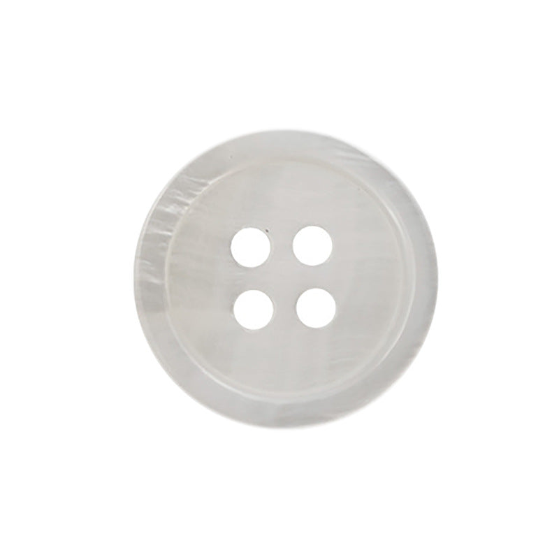 Pear and Black Butterfly Shell Flat Buttons 10 Pack - Lots of Buttons