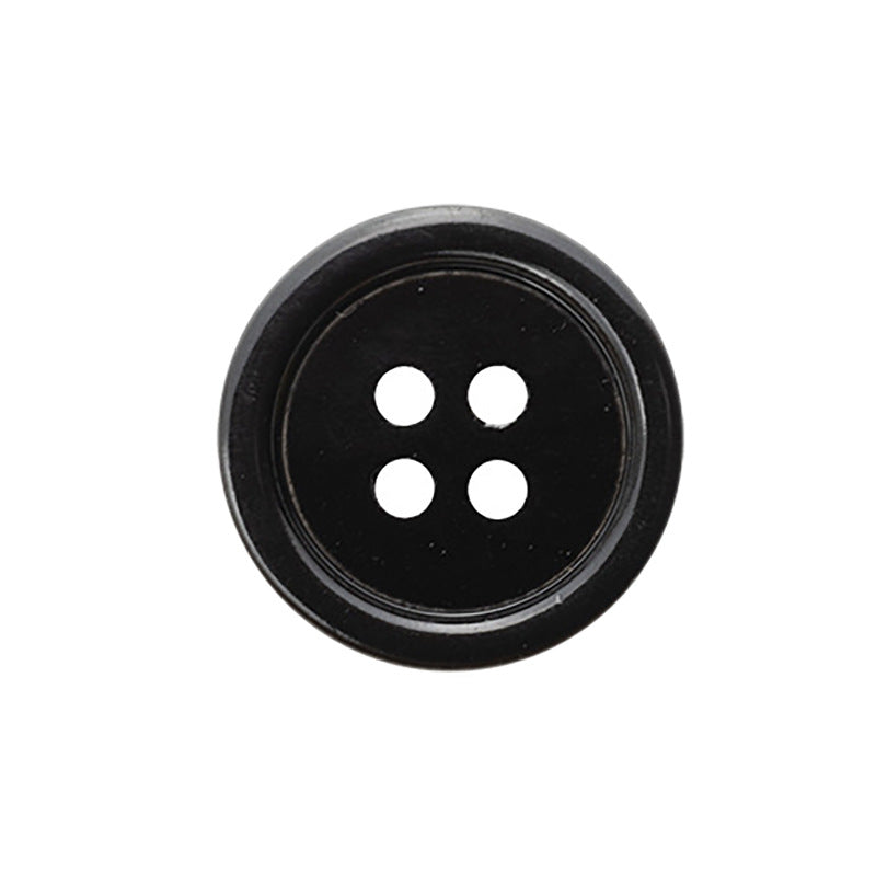 Pear and Black Butterfly Shell Flat Buttons 10 Pack - Lots of Buttons