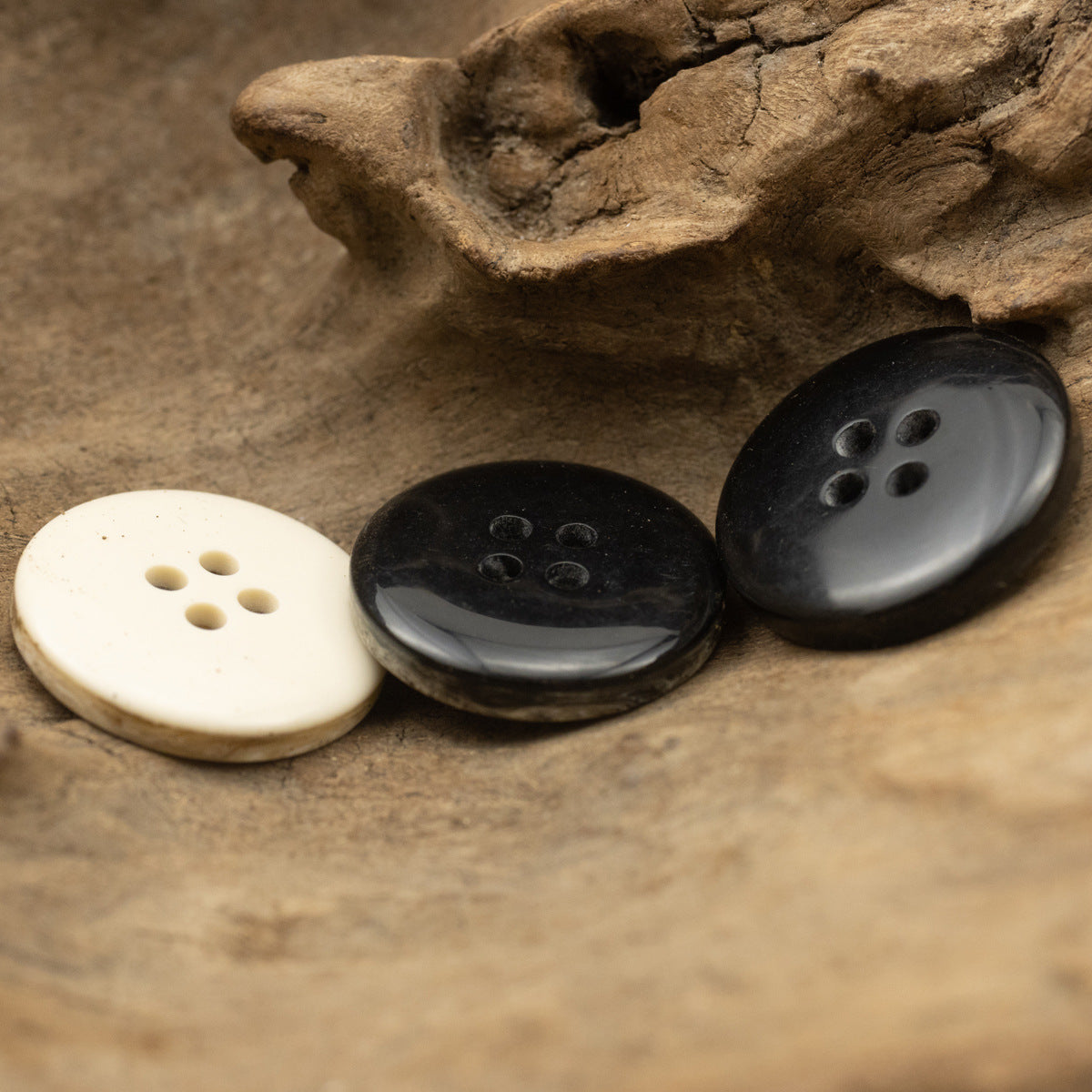 Vintage Resin Buttons Imitation Marble Texture,20 Pack 