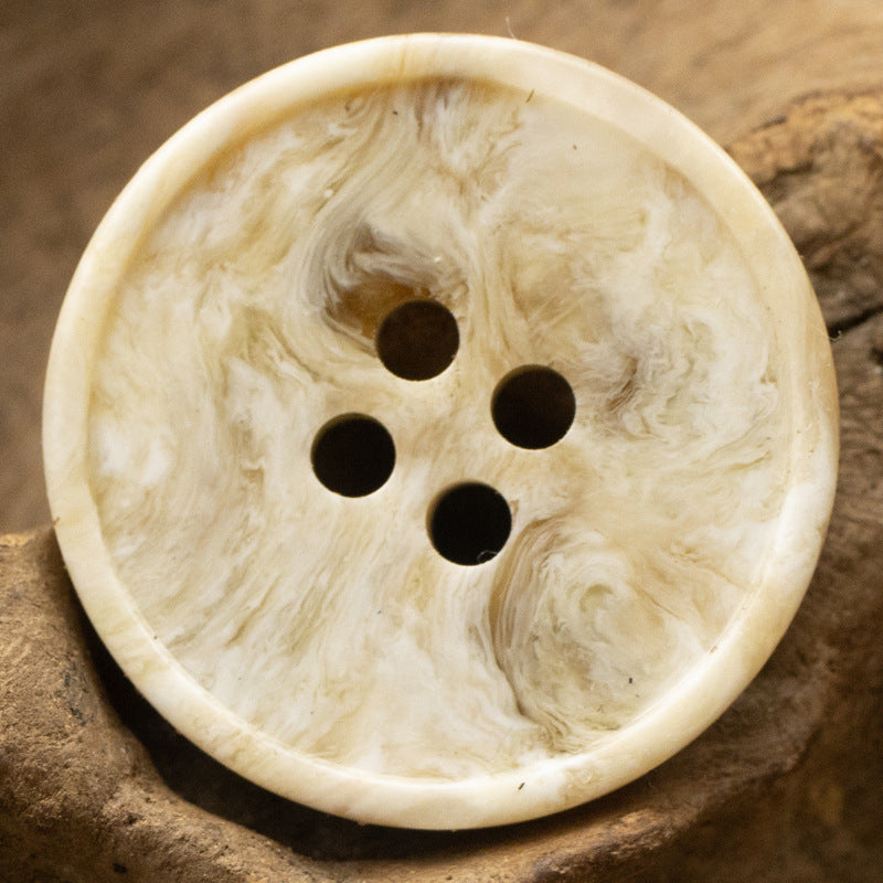 Vintage Resin Buttons Imitation Marble Texture,20 Pack 