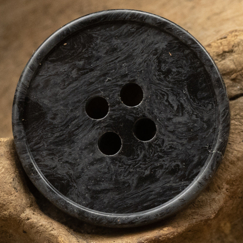 Vintage Resin Buttons Imitation Marble Texture,20 Pack 