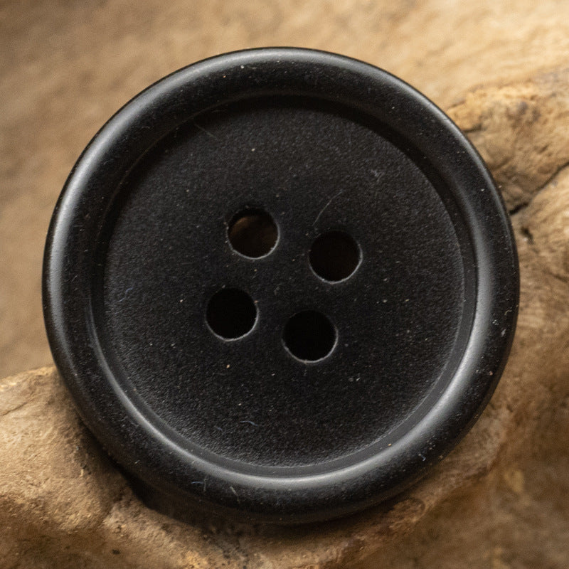 Gray Round Resin Buttons for Autumn-Winter Woolen Coats,20PCS - Lots of Buttons