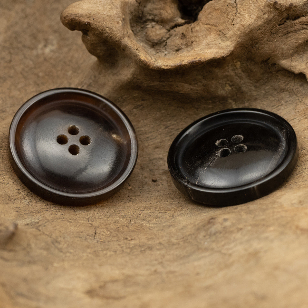 Natural Real Horn Round Buttons for Chinese Tang Suit 10pcs - Lots of Buttons