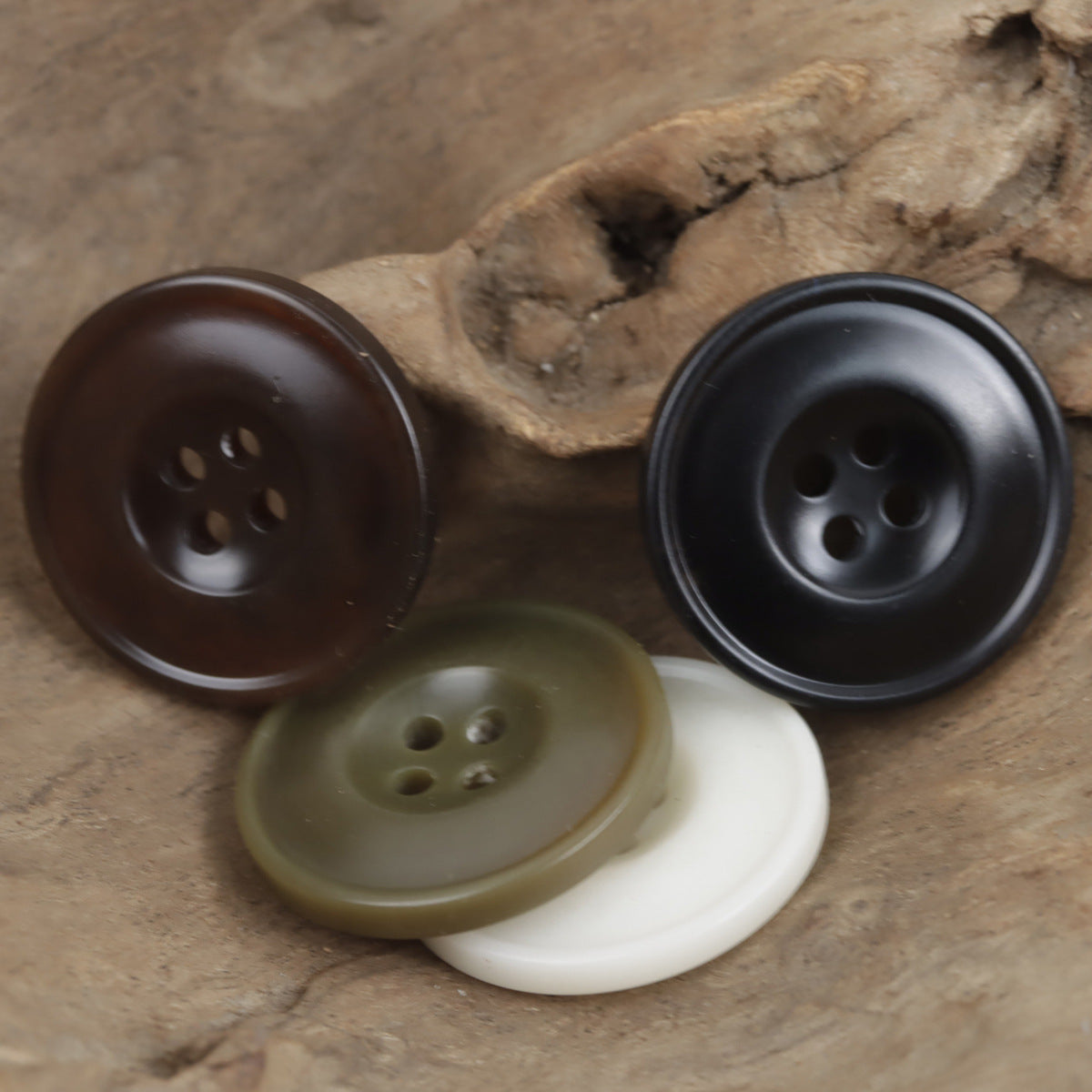 Round 4 Hole Retro Resin Buttons for Hoodies and Dresses,20pcs - Lots of Buttons