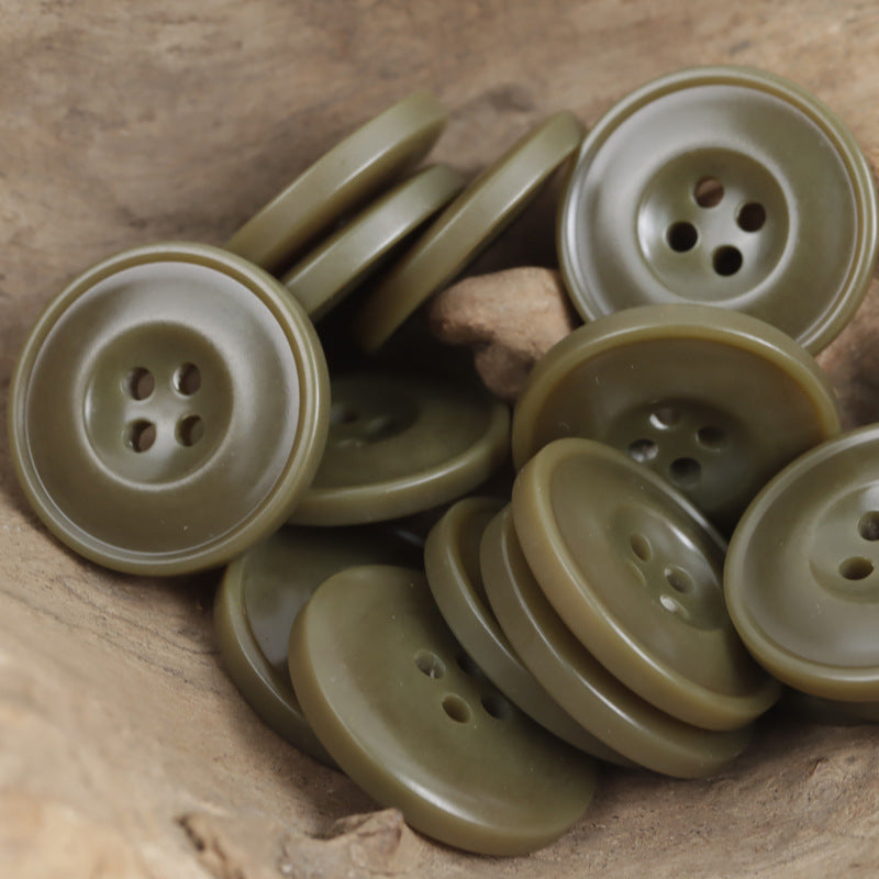 Round 4 Hole Retro Resin Buttons for Hoodies and Dresses,20pcs - Lots of Buttons