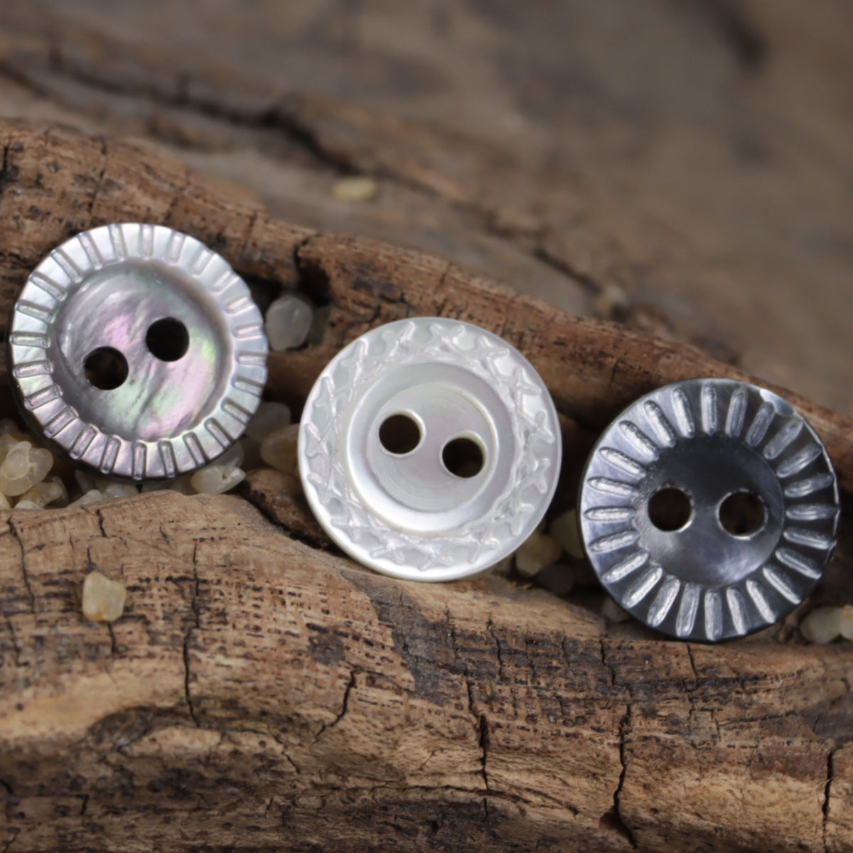 Handcrafted Natural Mother-of-Pearl Buttons for Formal Wear,20pcs - Lots of Buttons