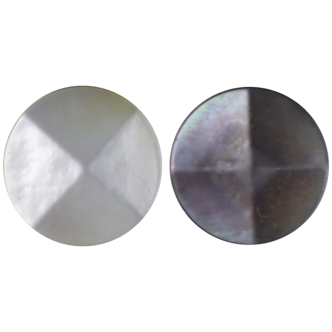 10mm Shell Buttons with Metal Shanks for Luxurious Silk Shirts Dresses 10pcs - Lots of Buttons