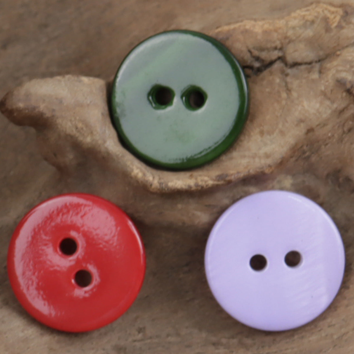 Dual Flat Two-Hole Shell Buttons for DIY Bracelets,10PCS - Lots of Buttons