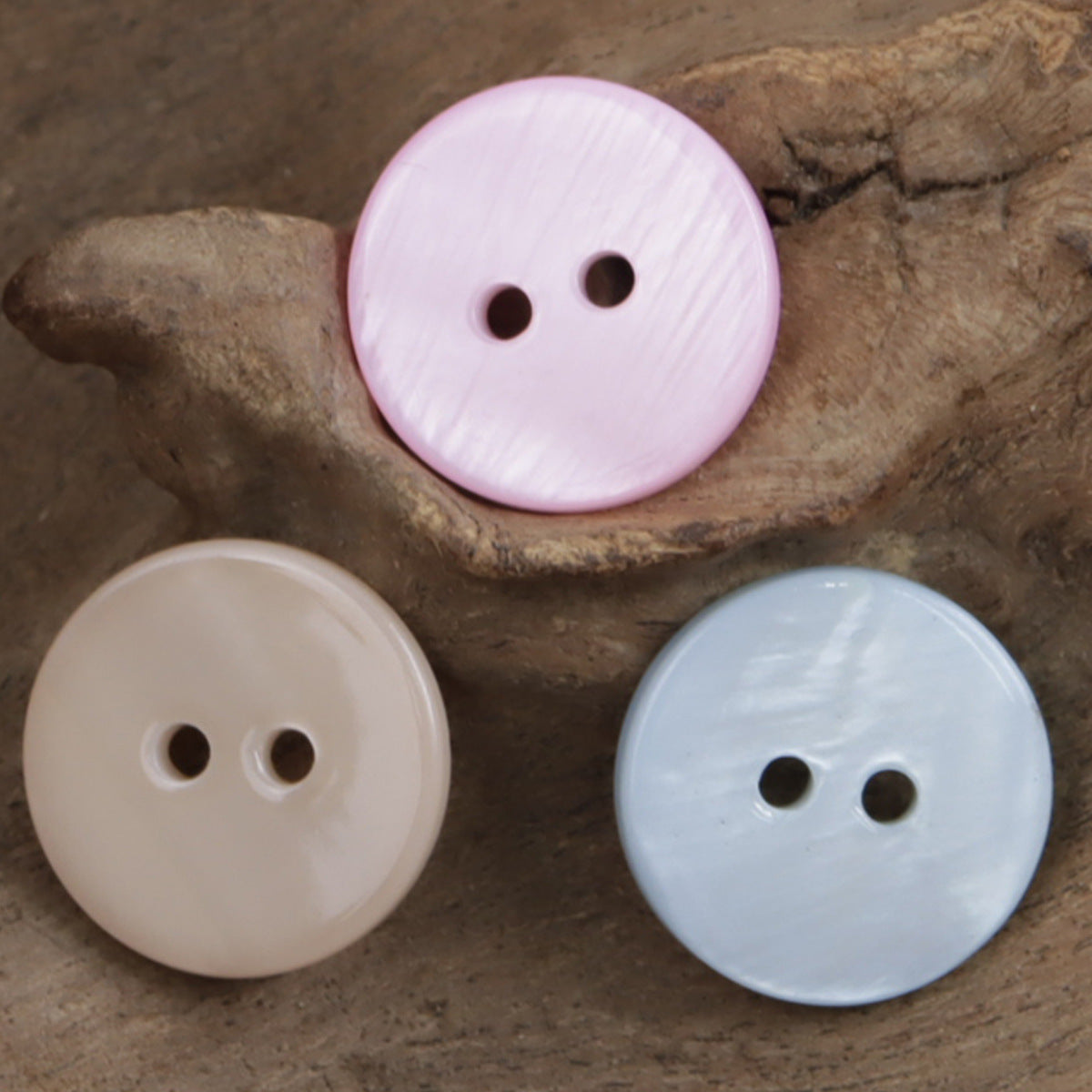 Dual Flat Two-Hole Shell Buttons for DIY Bracelets,10PCS - Lots of Buttons