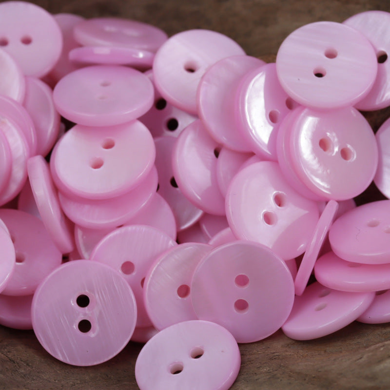 Dual Flat Two-Hole Shell Buttons for DIY Bracelets,10PCS - Lots of Buttons