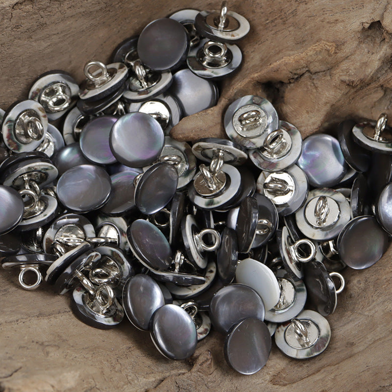 11.5mm Natural Shell Luxury Shirt Buttons,10pcs - Lots of Buttons