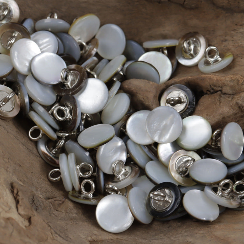 11.5mm Natural Shell Luxury Shirt Buttons,10pcs - Lots of Buttons