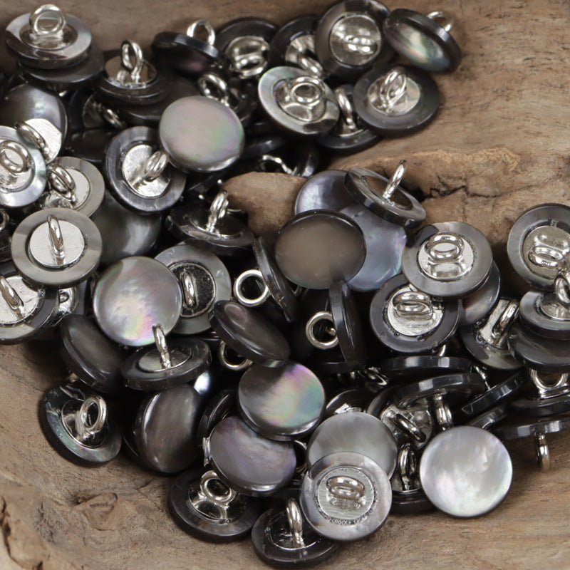 11.5mm Natural Shell Luxury Shirt Buttons,10pcs - Lots of Buttons