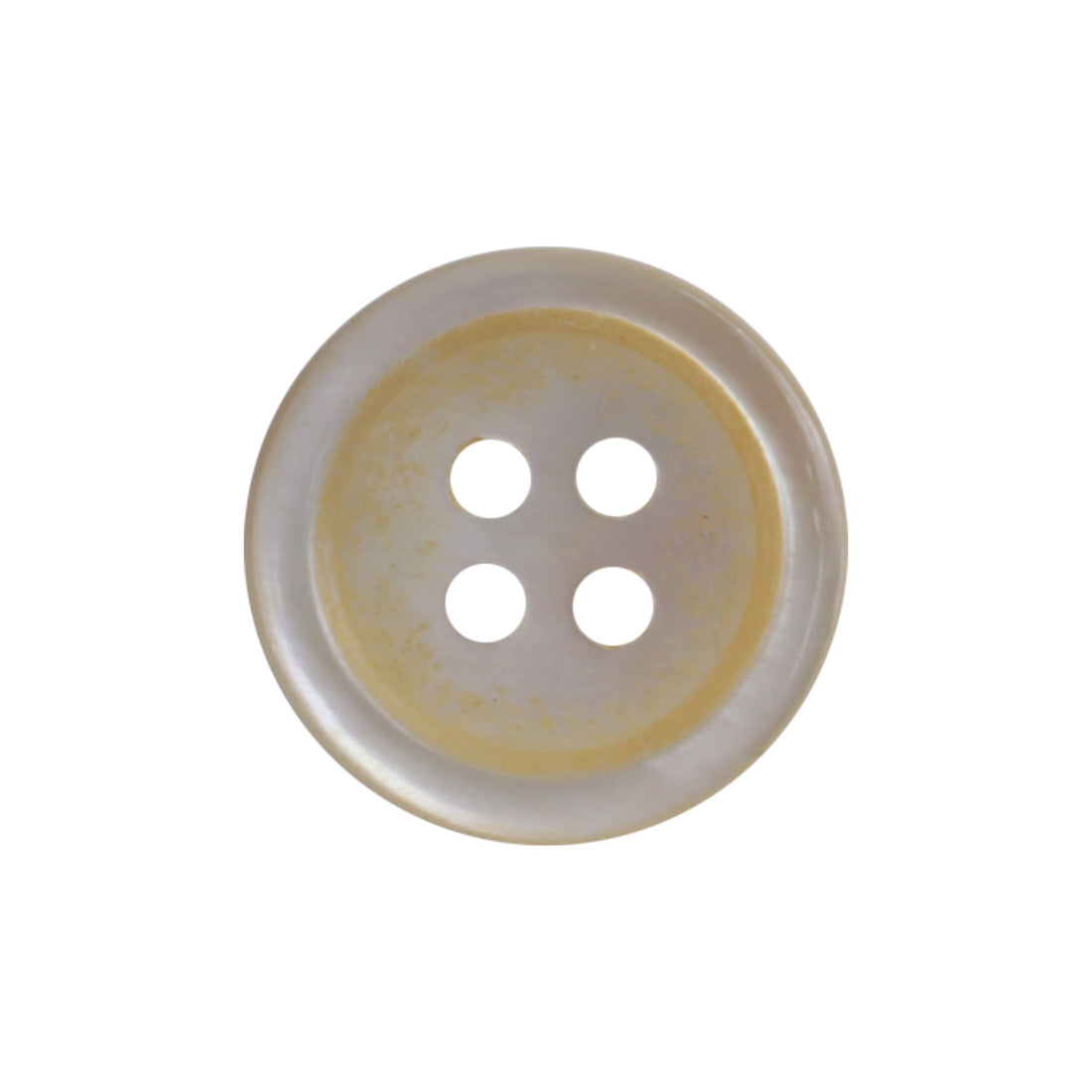 Genuine Irregular Light Beige Shell Buttons 10pcs - Lots of Buttons