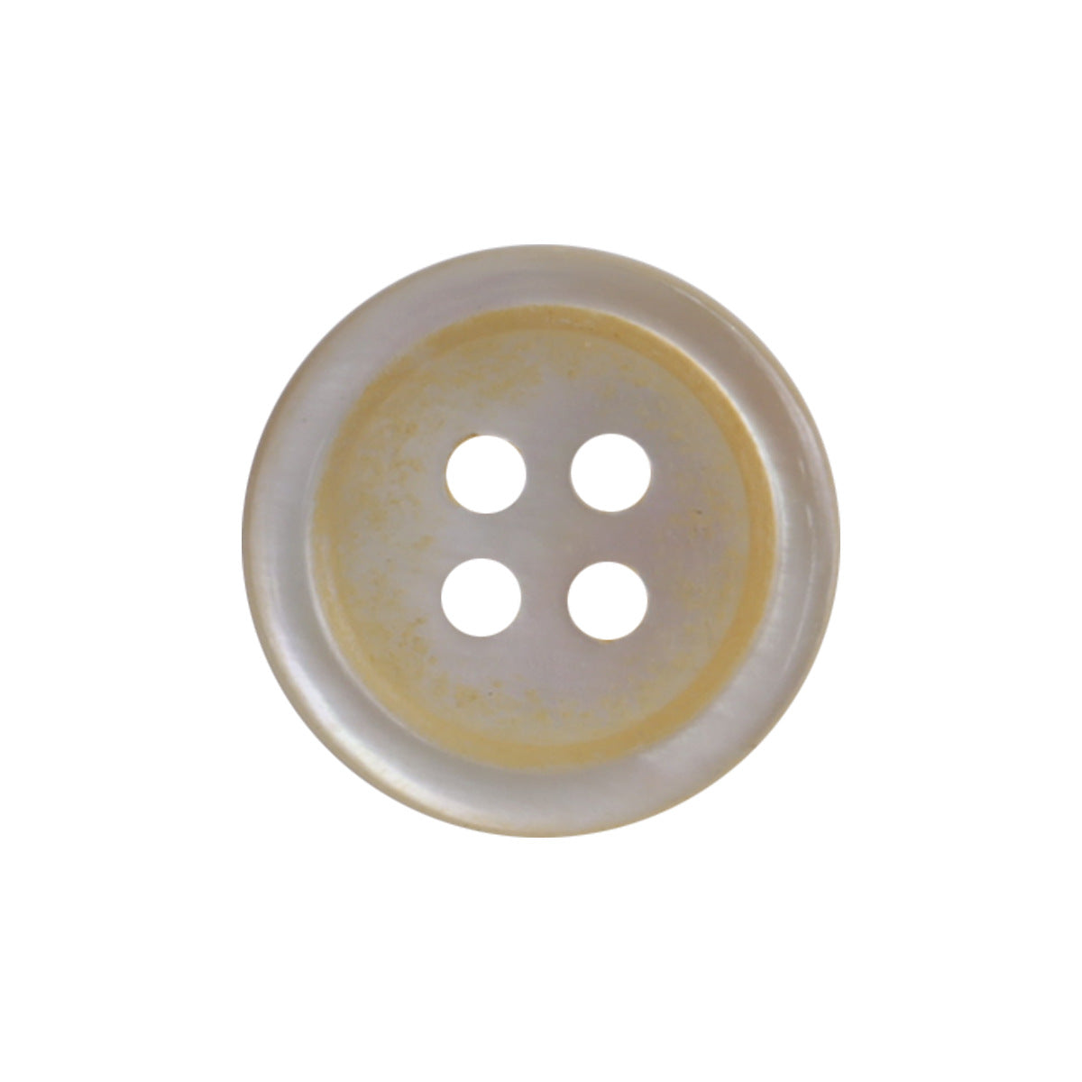Genuine Irregular Light Beige Shell Buttons 10pcs - Lots of Buttons