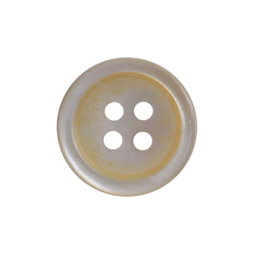 Genuine Irregular Light Beige Shell Buttons 10pcs - Lots of Buttons