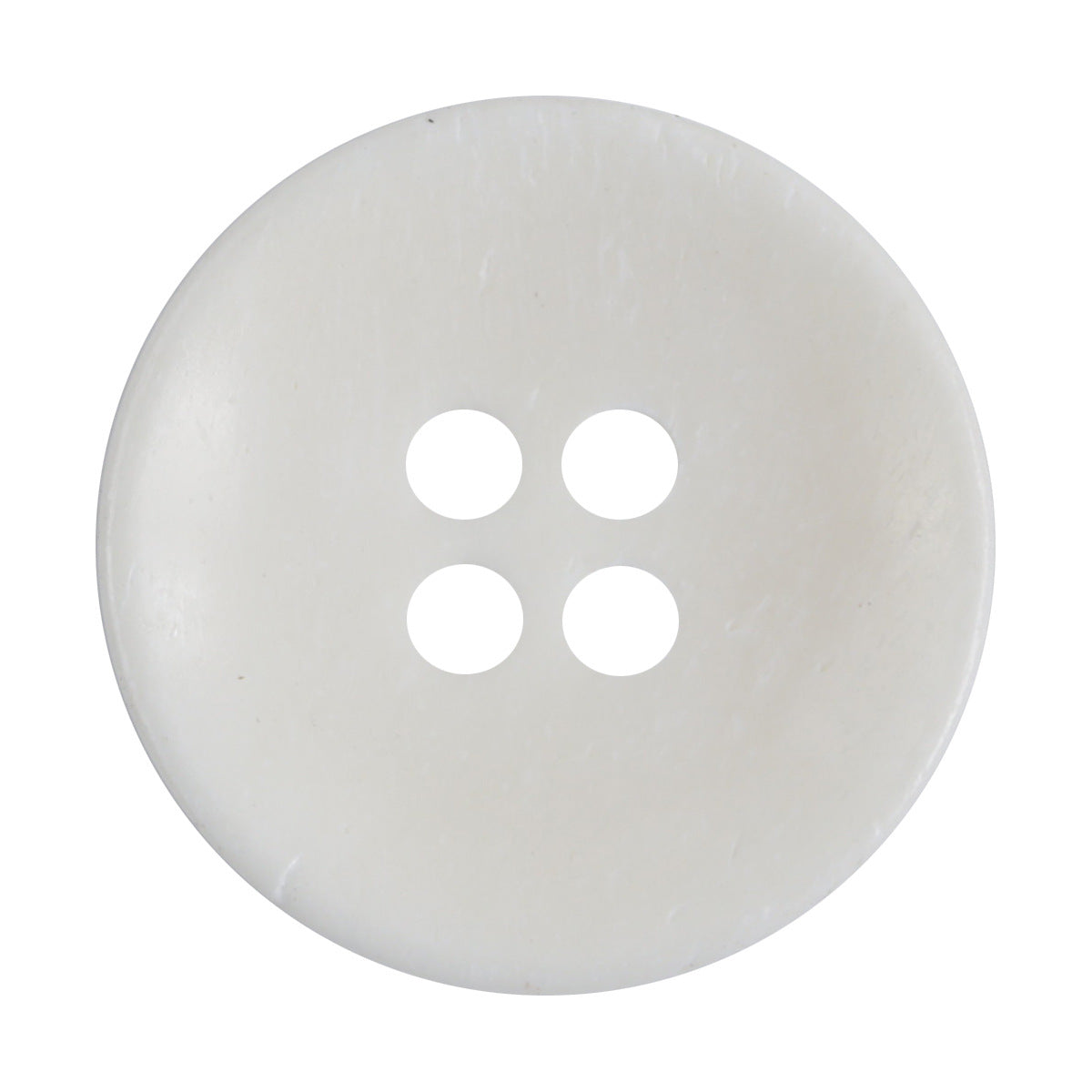 Natural Bowl-Shaped Four-Hole Ivory-Colored Bone Buttons 10pcs - Lots of Buttons