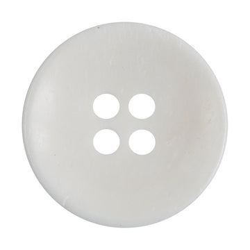 Natural Bowl-Shaped Four-Hole Ivory-Colored Bone Buttons 10pcs - Lots of Buttons