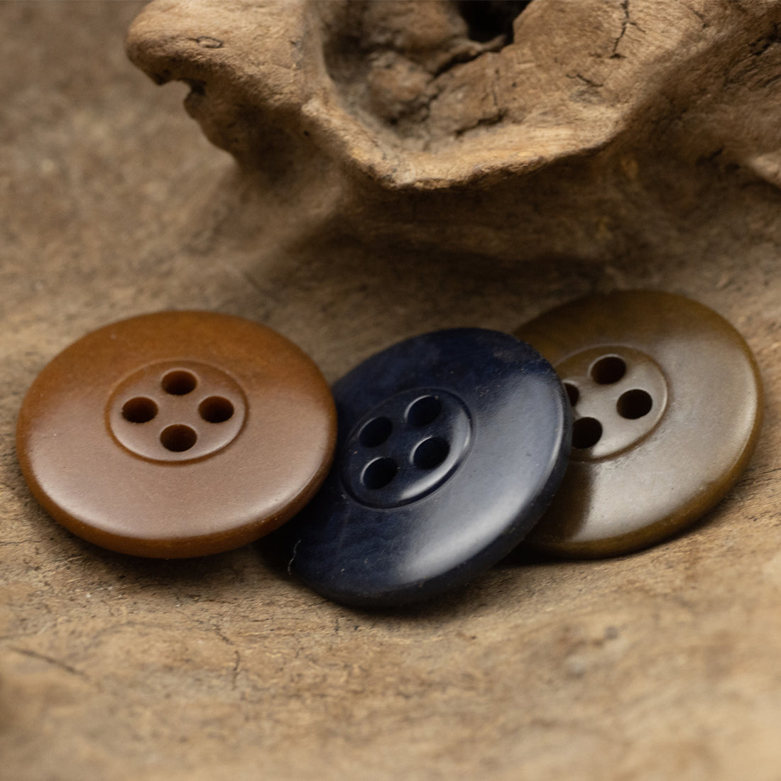 Authentic Tagua Nut Buttons Vintage Bread Lozenge Design,10PCS - Lots of Buttons