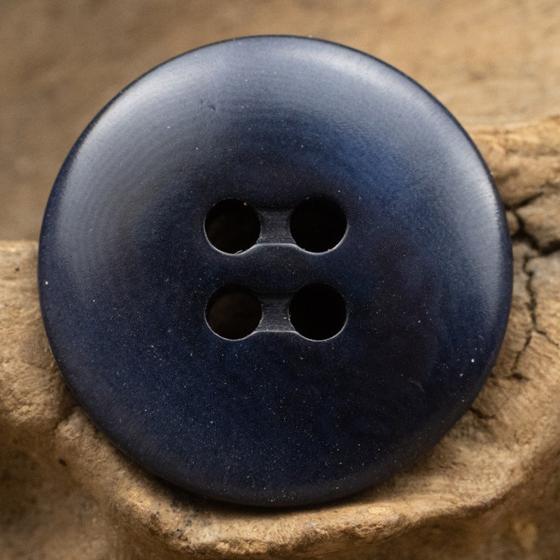 15-25mm Dark Blue Reddish Brown Sustainable Natural Fruit Buttons 10pcs - Lots of Buttons