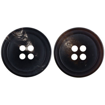 Round Real Horn Buttons for Coats Suit Cuffs 10pcs - Lots of Buttons
