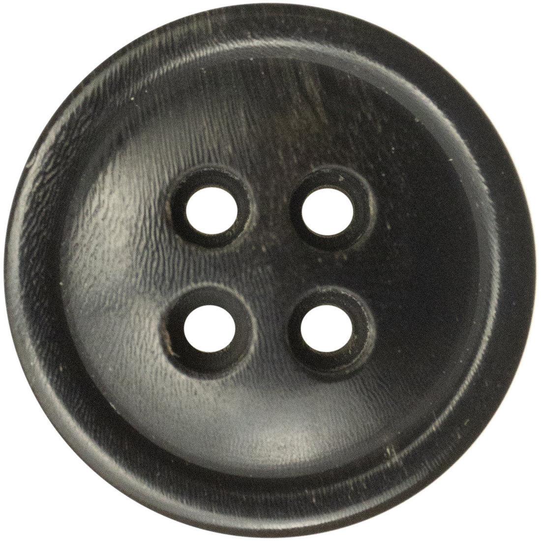 25mm Black Genuine Horn Buttons for High-End Cashmere Coats 6pcs - Lots of Buttons