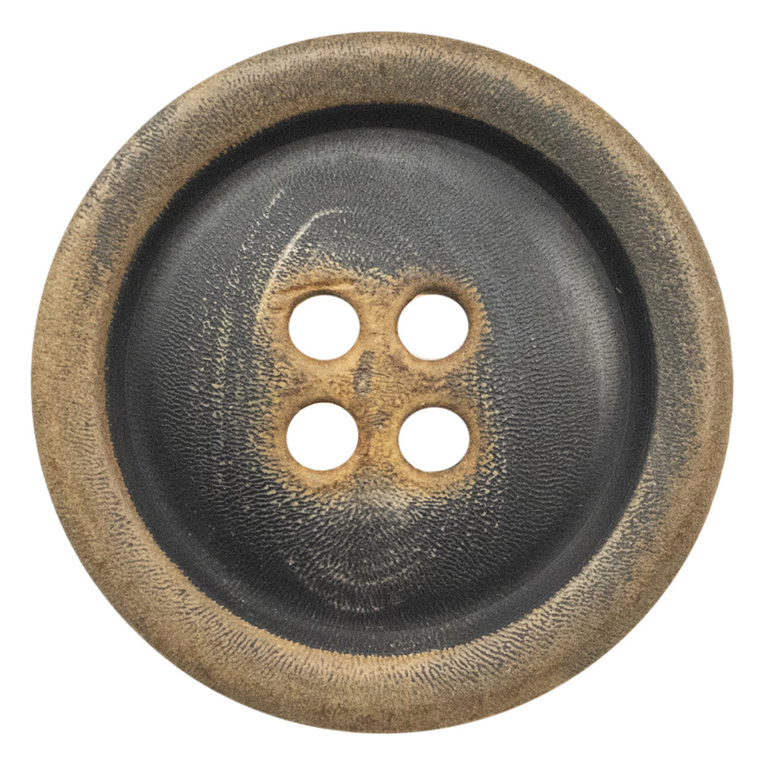 Burnt Coffee Black Genuine Horn Buttons for Wool Suits 10pcs - Lots of Buttons