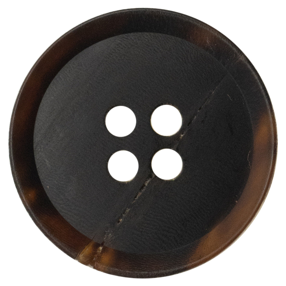 Dark Brown Genuine Horn Buttons for Casual Vintage Suits - 10pcs - Lots of Buttons