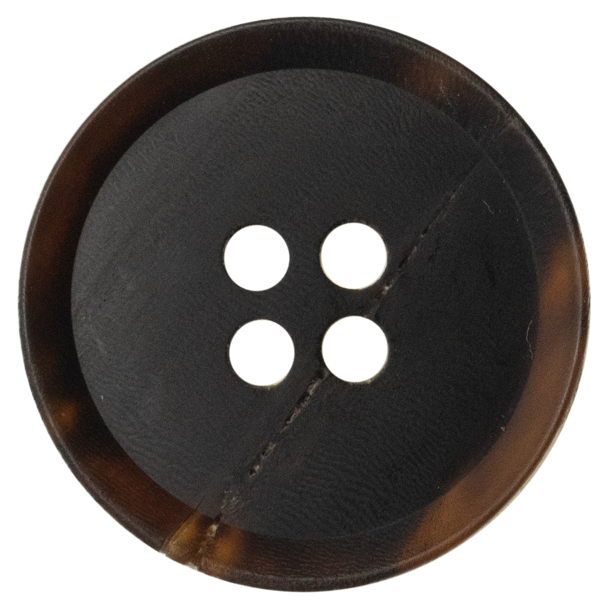 Dark Brown Genuine Horn Buttons for Casual Vintage Suits - 10pcs - Lots of Buttons