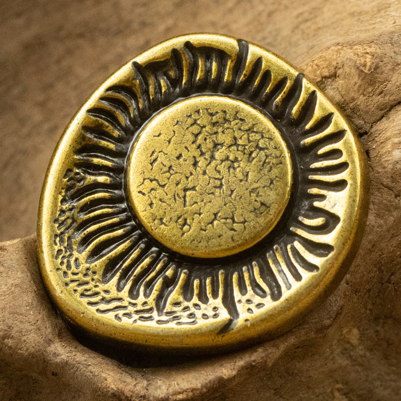 Antiqued Bronze Irregular Shank Metal Buttons for Vintage Suit 10Pcs - Lots of Buttons