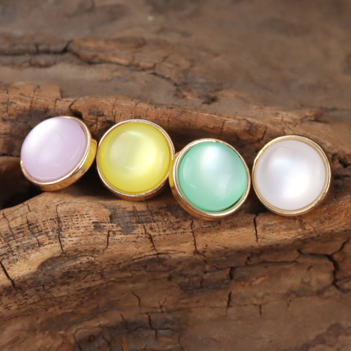 12.5mm Emerald Green Resin Buttons for Dresses Shirts 10pcs - Lots of Buttons