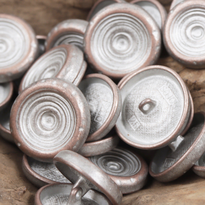 Antique Color Bowl-Shaped Shank Metal Buttons,10PCS - Lots of Buttons