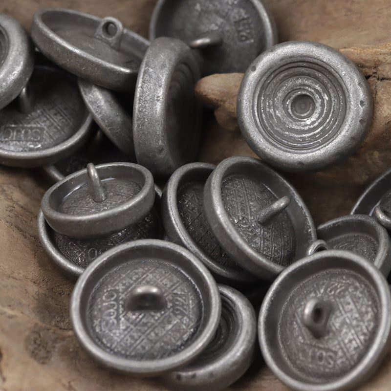 Antique Color Bowl-Shaped Shank Metal Buttons,10PCS - Lots of Buttons