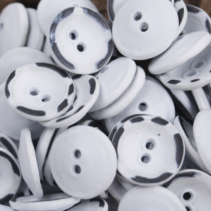 11.5mm Bowl-Shaped Distressed Rust-Colored Metal Buttons 10pcs - Lots of Buttons