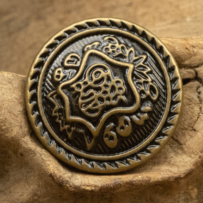 Antique Bronze Brass Buttons for College Style JK Uniforms - 30PCS - Lots of Buttons