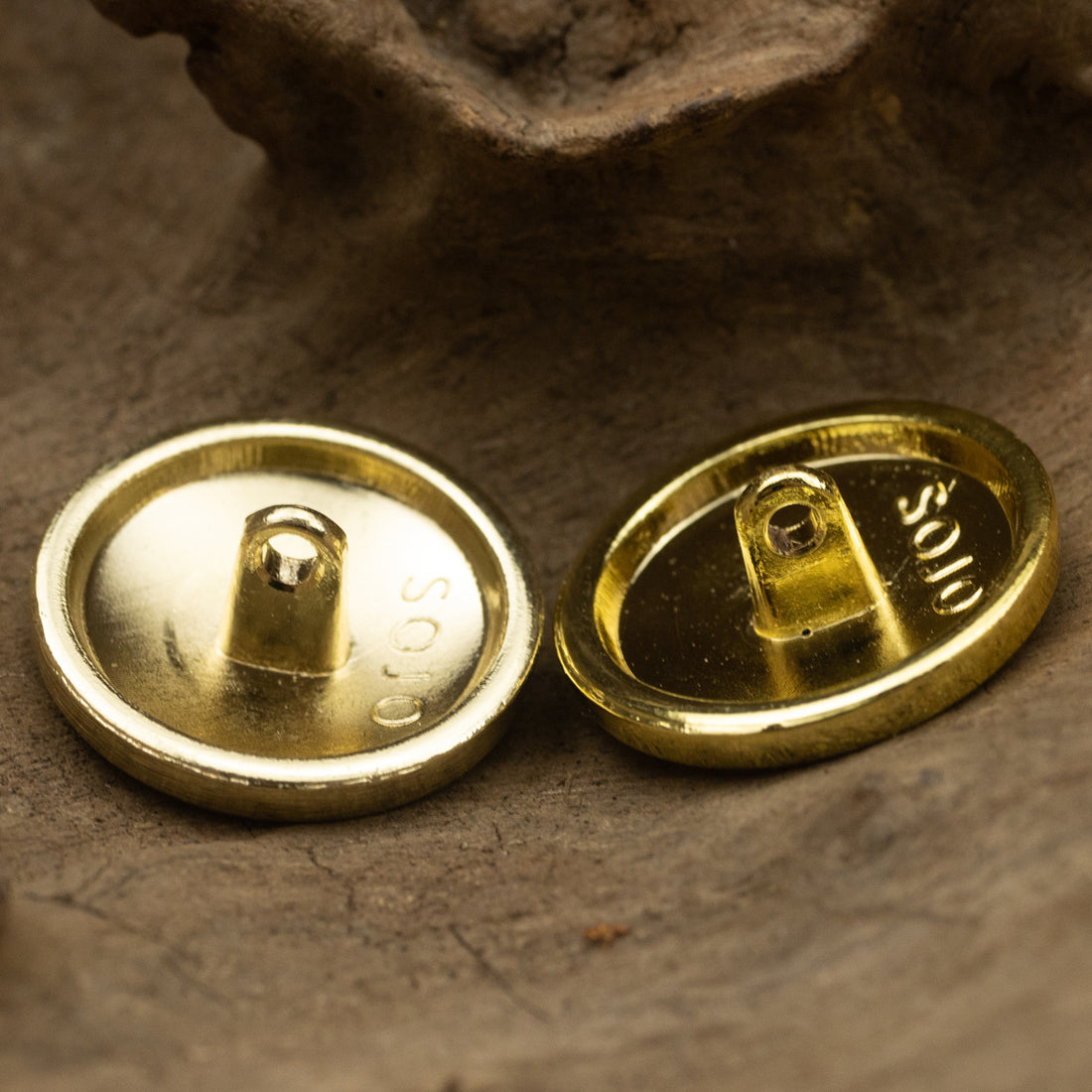 Golden Double Lion Shield Metal Buttons for Japanese School Uniforms 10pcs - Lots of Buttons