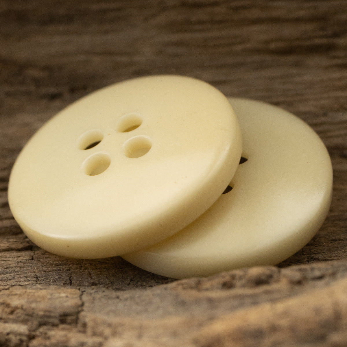 18mm Light Yellow Eco-Friendly Fruit Buttons for Knitwear 10pcs - Lots of Buttons