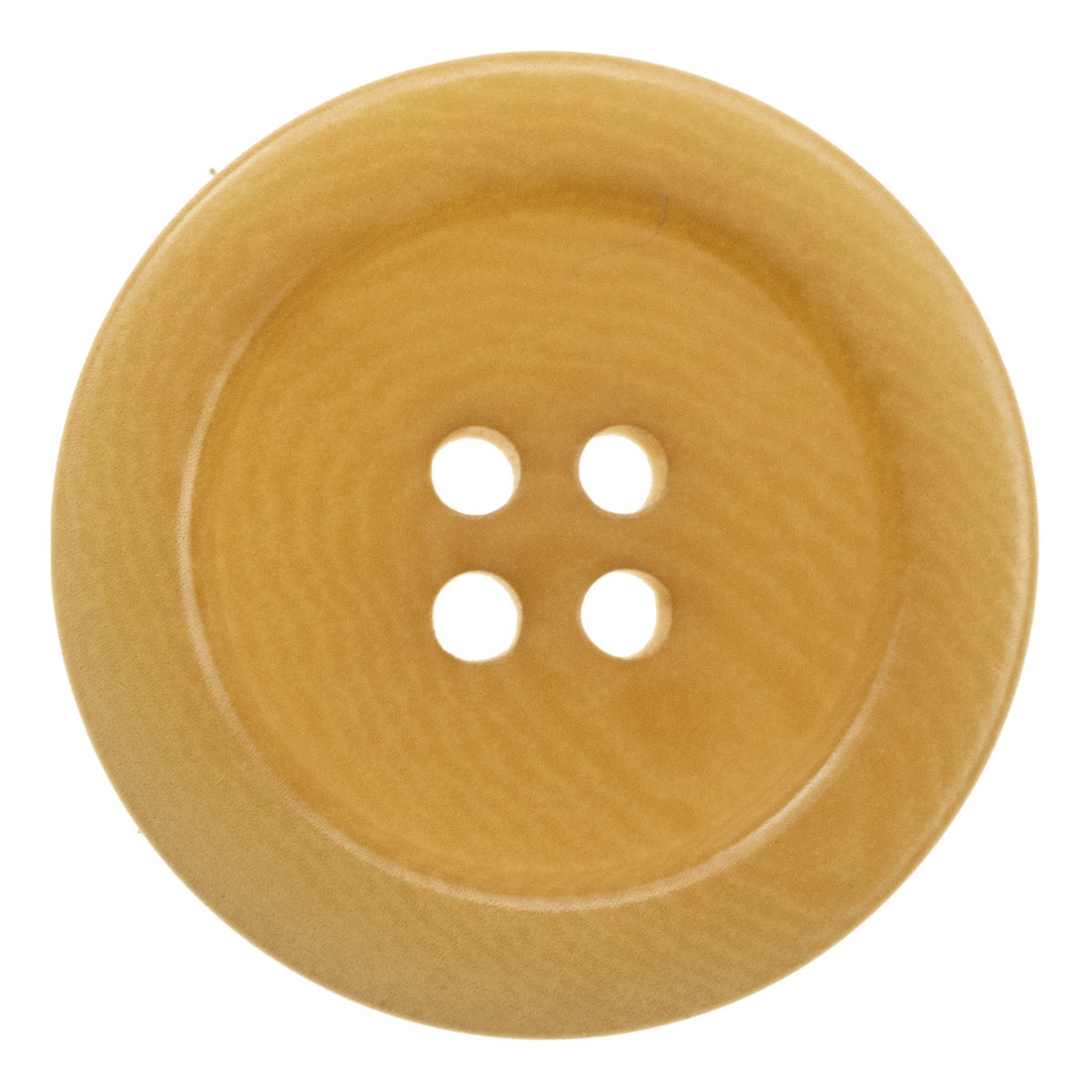 20mm Light Yellow Plain 4 Hole Fruit Buttons for Sweaters Knitwear 10pcs - Lots of Buttons