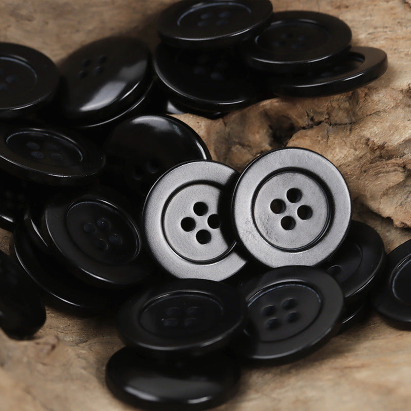 Red-Orange Natural Tagut Nut Buttons for Shirts Cardigans 10pcs - Lots of Buttons