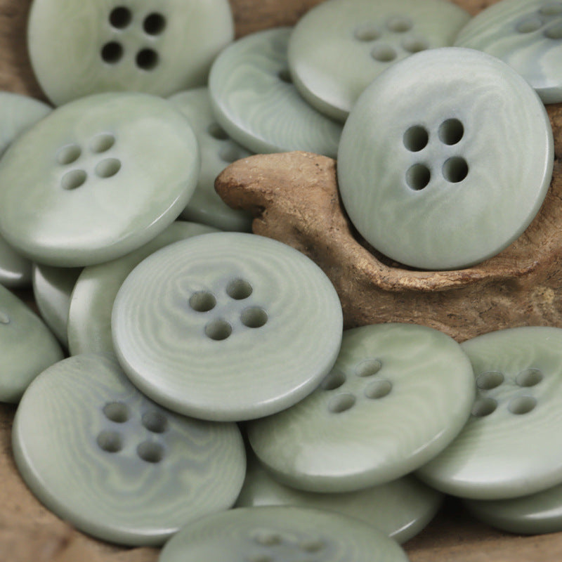Eco-Friendly Natural Palm Fruit Buttons 30 Pack - Lots of Buttons