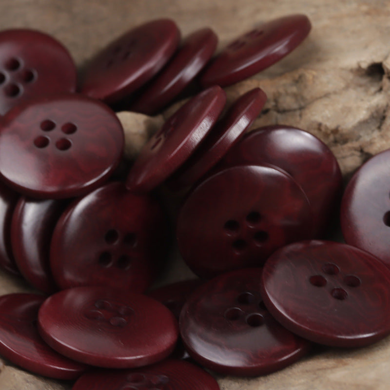 Eco-Friendly Natural Palm Fruit Buttons 30 Pack - Lots of Buttons